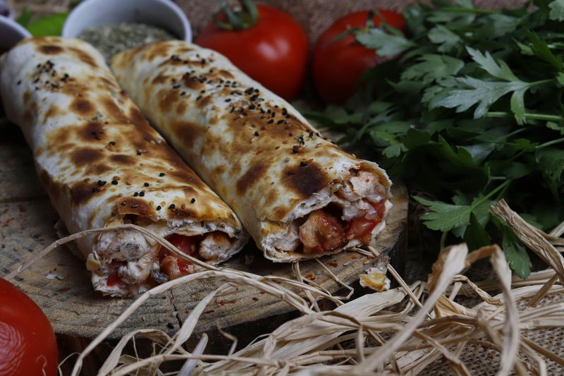 Coronation Chicken Wraps