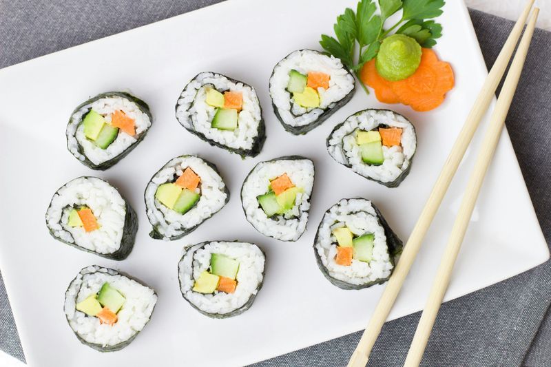 California Maki on Dish