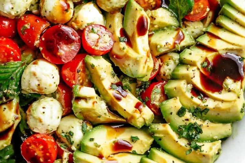 Layer In Avocado Slices