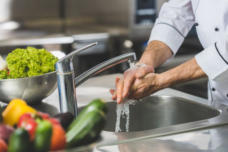 Not Washing Hands After Handling Raw Meat