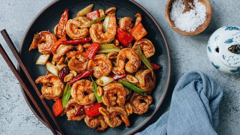 Kung Pao Prawns