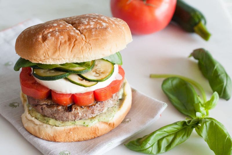 Italian Caprese Burger