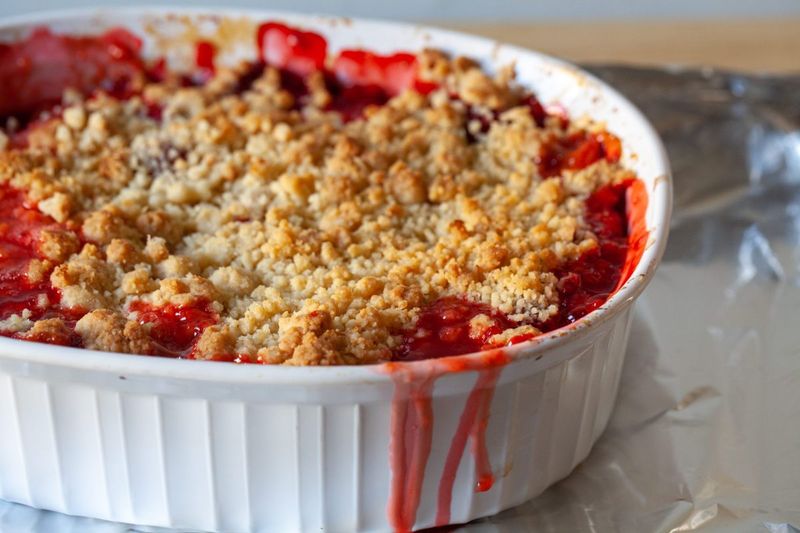 Rhubarb Crumble