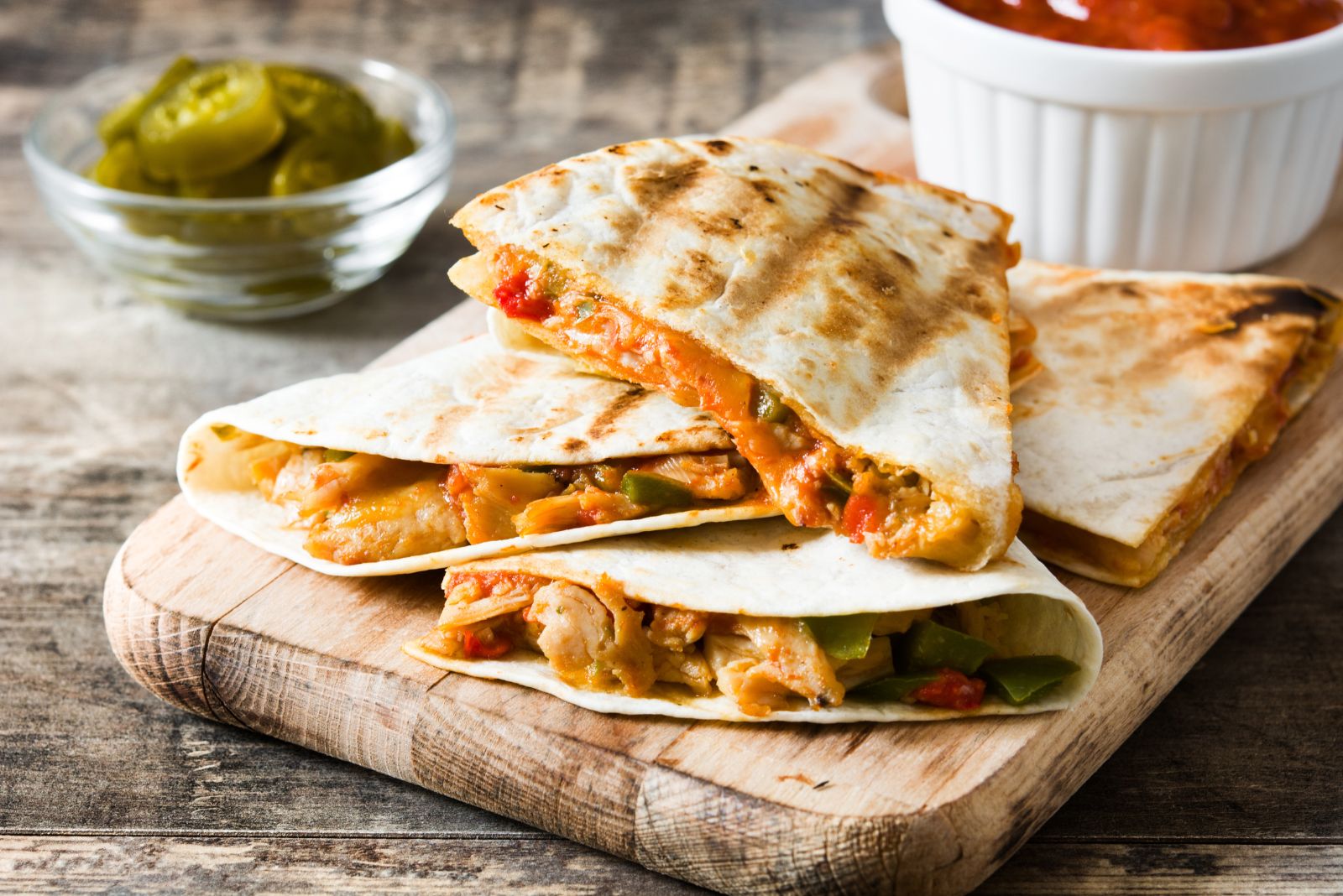 Leftover Chicken To Chicken Quesadillas