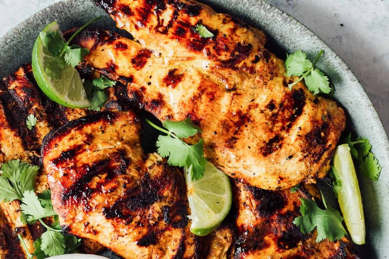 Spicy Yogurt Tandoori-Style