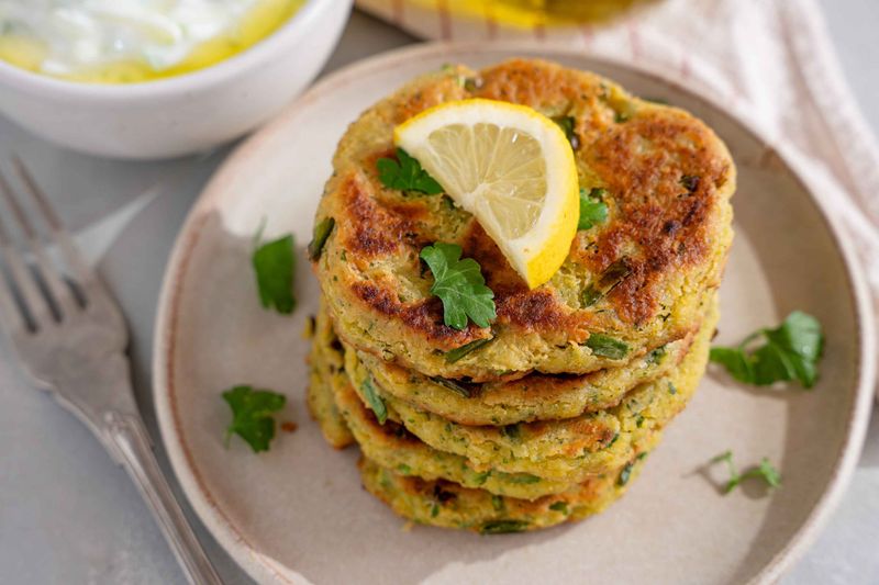 Chickpea & Herb Fritters