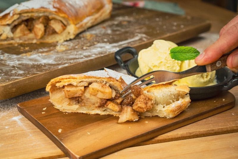 Puff Pastry Apple Strudel