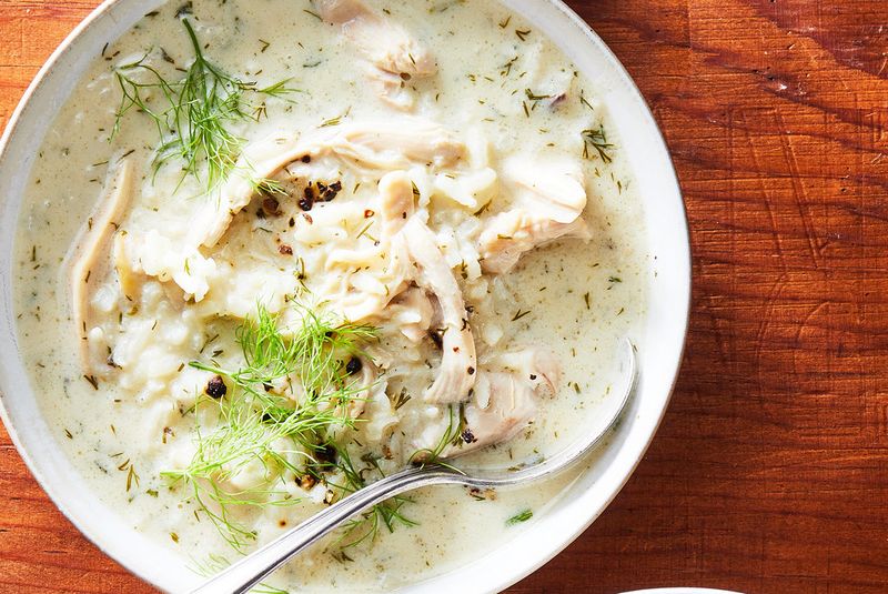 Chicken Soup + Fresh Lemon + Dill