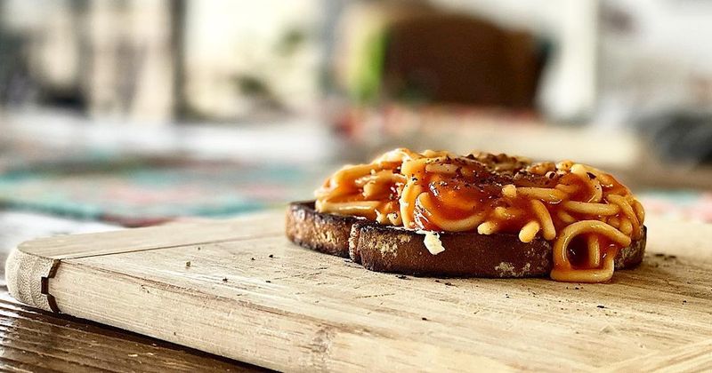 Tinned Spaghetti On Toast