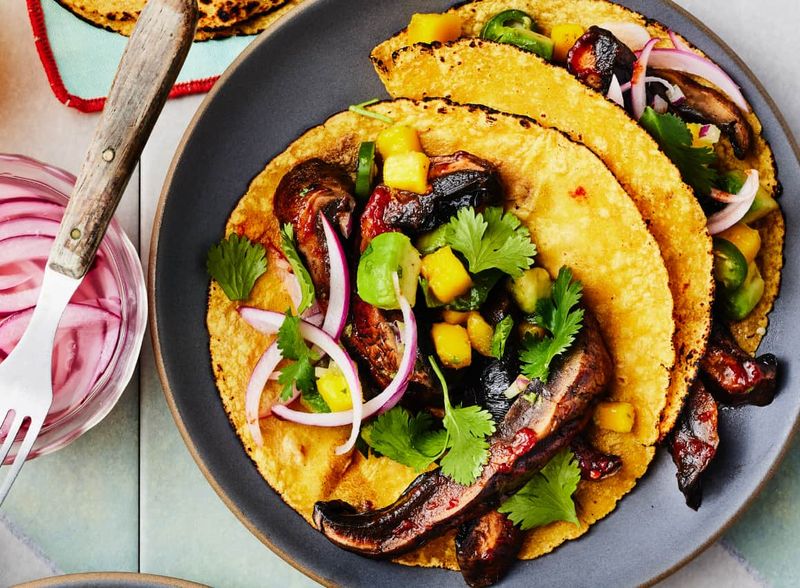 Spicy Mushroom Tacos