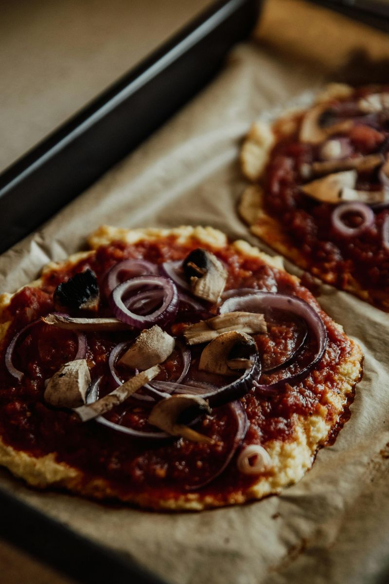 Pizza With Pepperoni and Onions