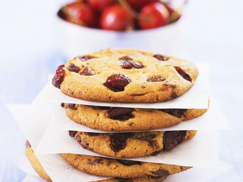 Cherry And Chocolate Chunk Cookies