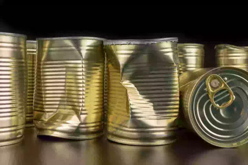 Using Tins With Dents Or Bulges