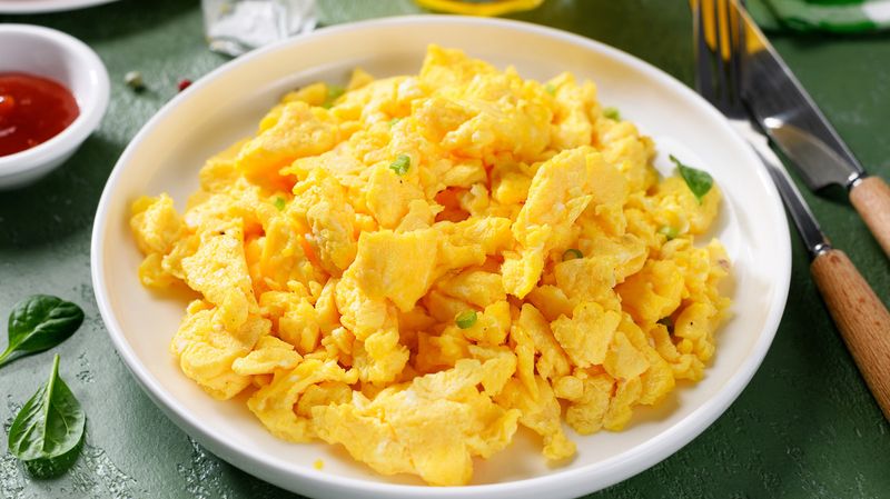 Rubbery Scrambled Eggs