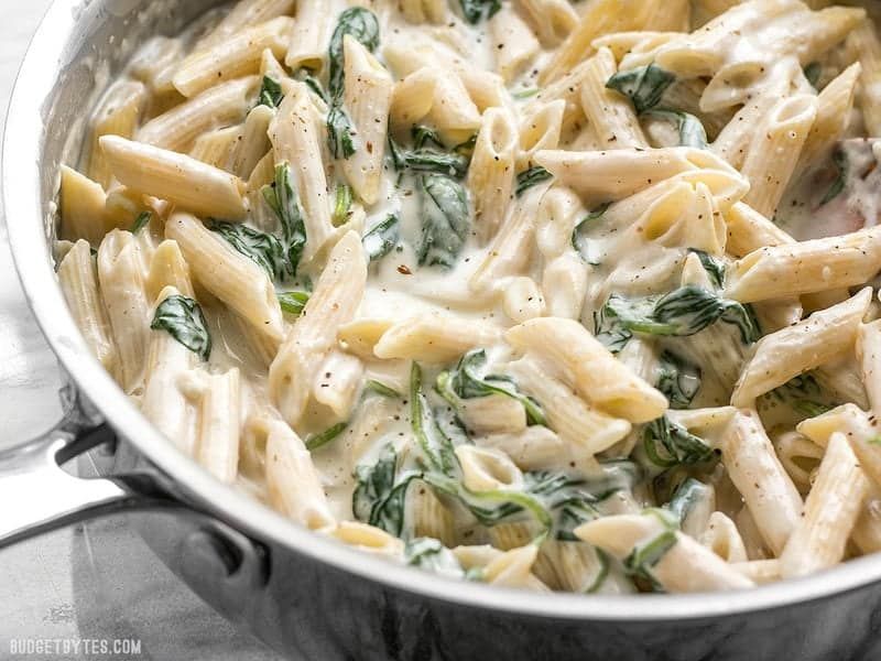 Frozen Spinach Pasta