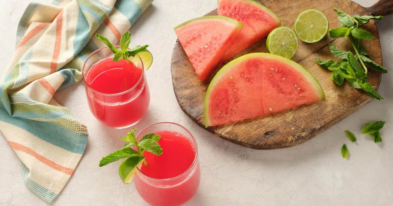 Watermelon And Lime Juice