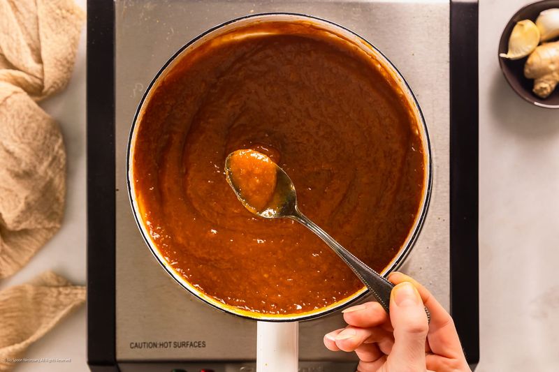 Peach And Bourbon BBQ Sauce