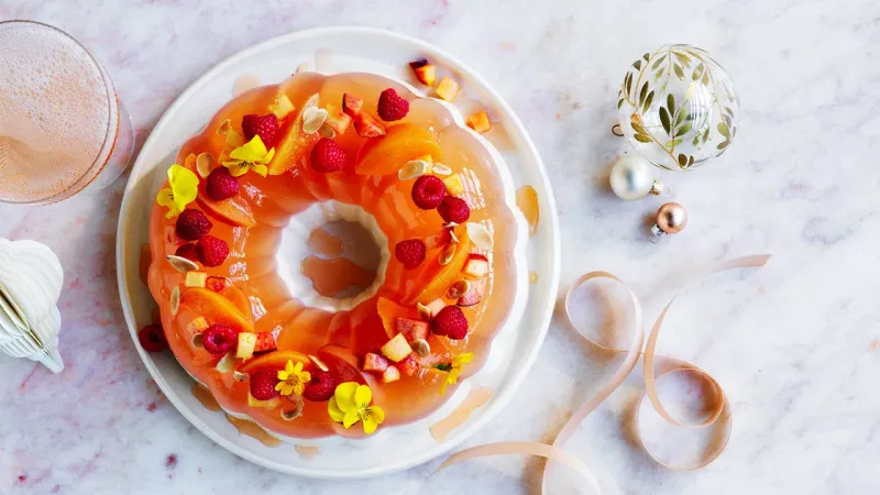 Peach And Prosecco Jelly