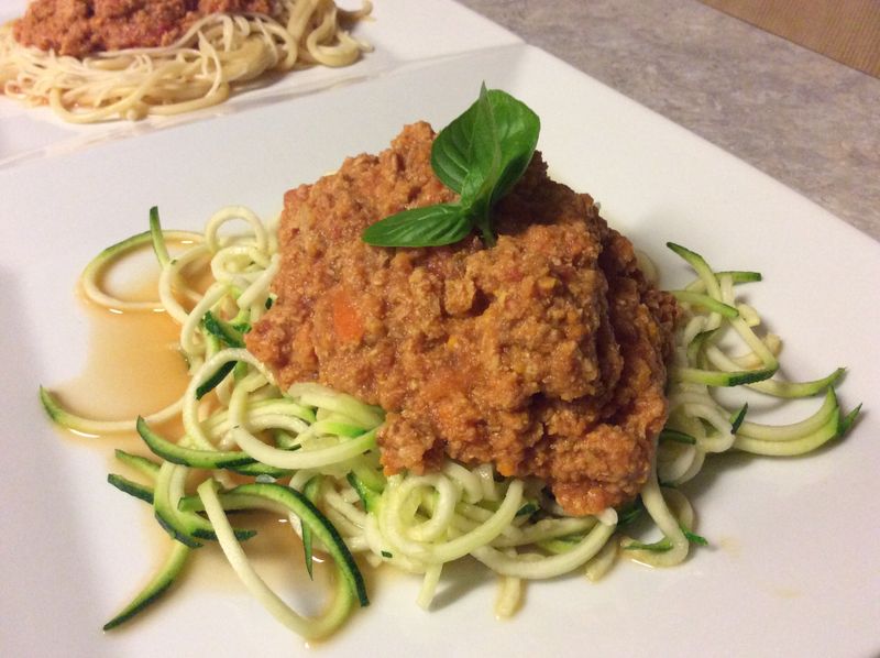 Turkey And Vegetable Bolognese