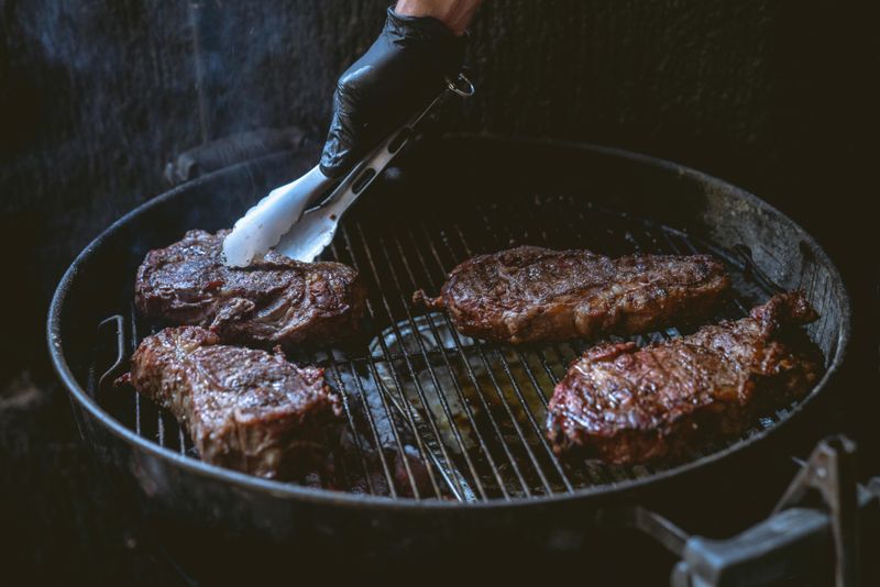 Meat on a Griller