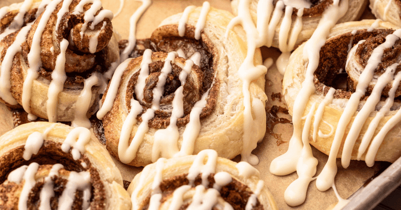 Puff Pastry Cinnamon Rolls