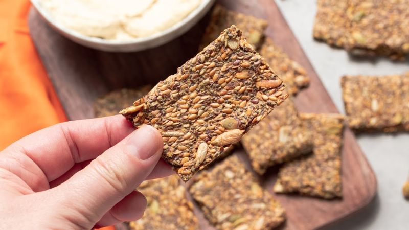 Crunchy Seedy Crackers