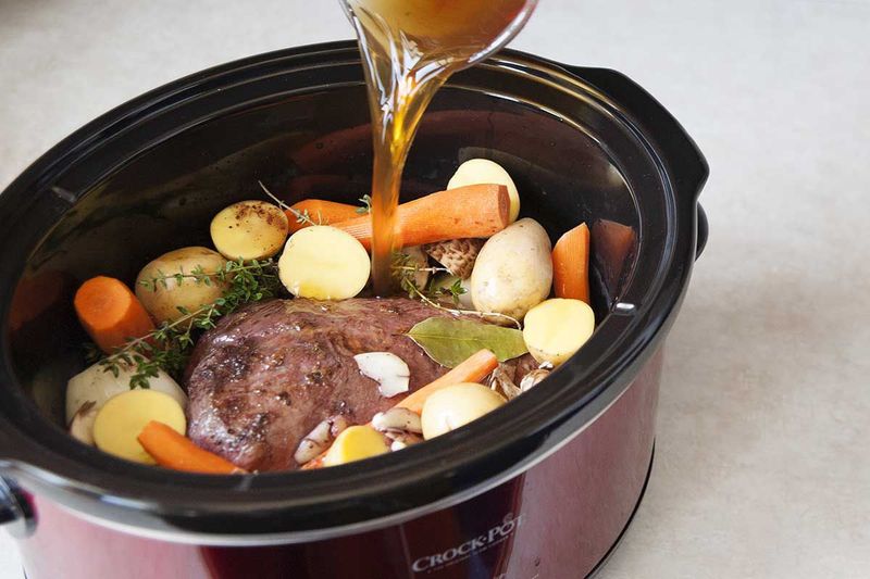 Fill Your Slow Cooker ½ To ⅔ Full