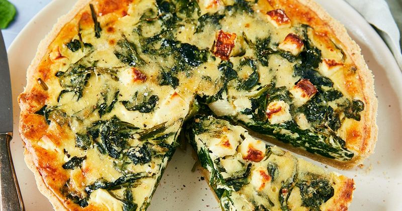 Spinach And Feta Quiche