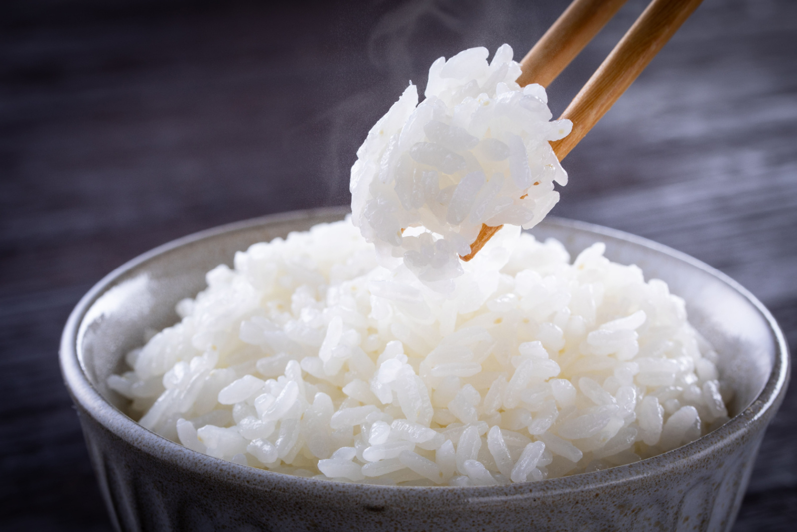 Japanese rice served in a bowl 
