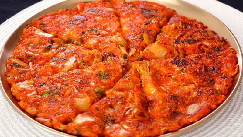 Kimchi Pancakes (Kimchi Jeon)