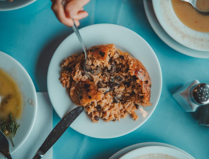 A Food on a Plate
