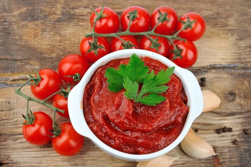 Tomato Paste - Tinned Tomatoes Reduced Down