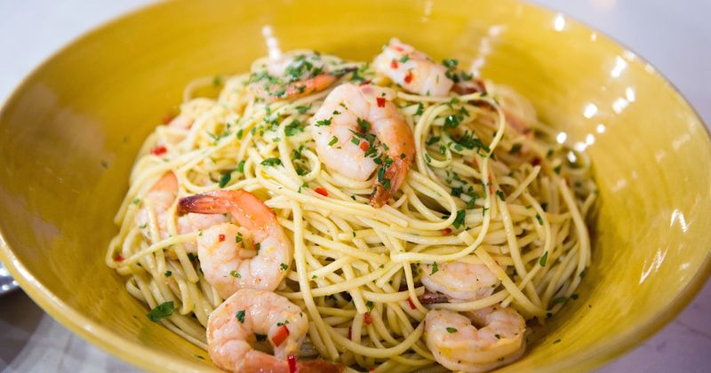 Prawn Linguine With Chilli And Lemon