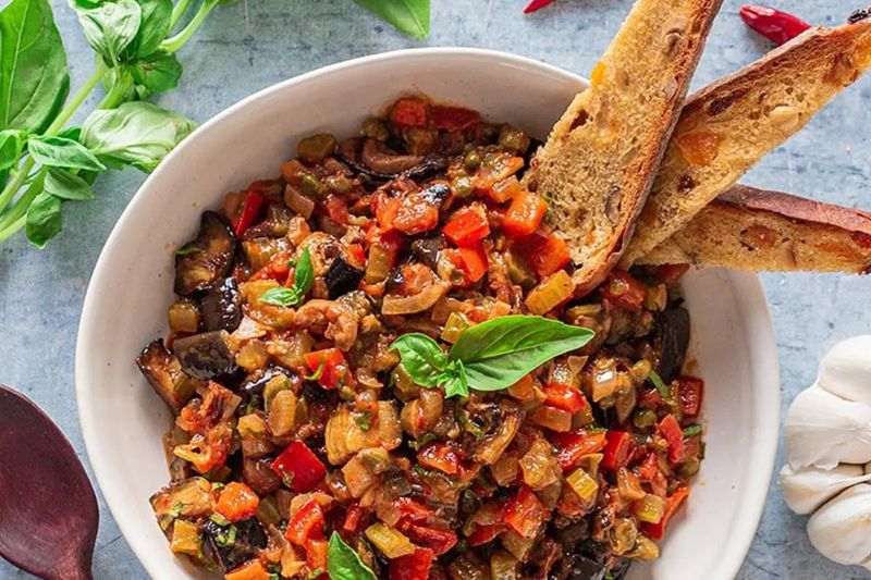 Aubergine Caponata