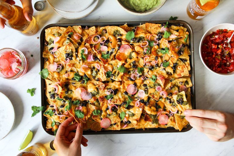 Nachos With Cheese And Jalapeños