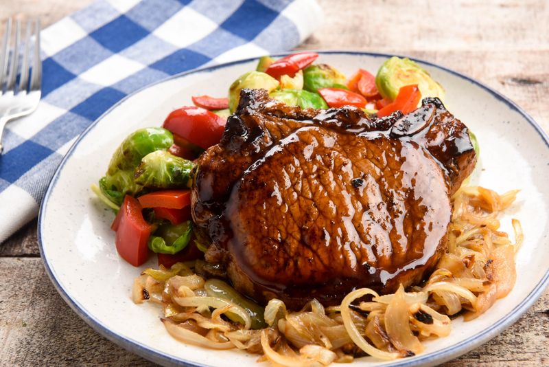 Balsamic Glazed Pork Chops