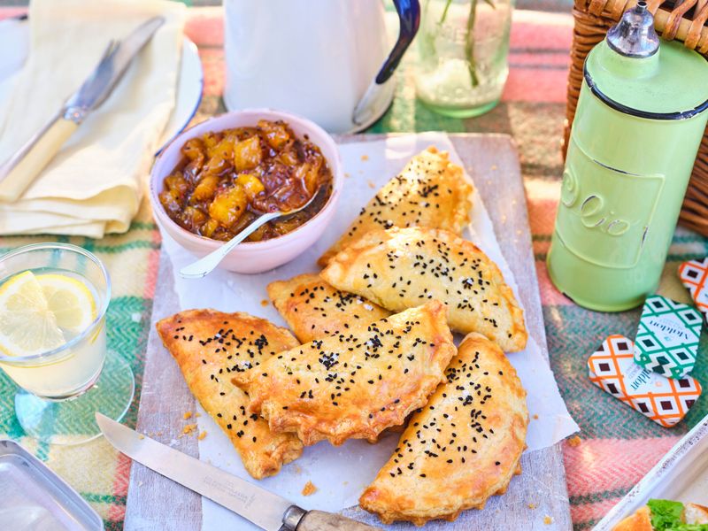 Coronation Chicken Hand Pies