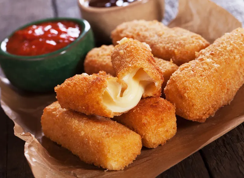 Fried Mozzarella Sticks, USA