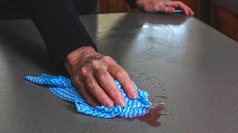 Using A Tea Towel For Multiple Jobs