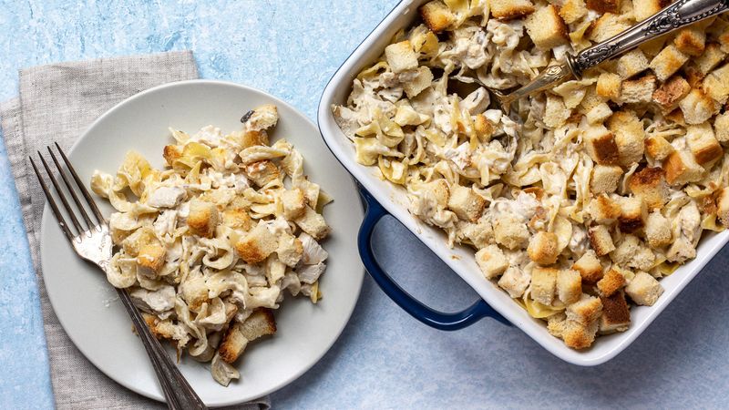Classic Chicken And Mushroom Casserole