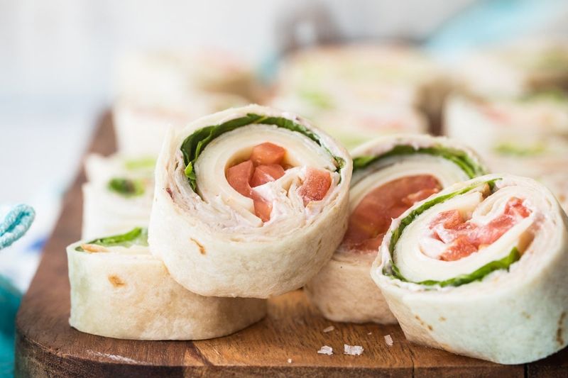 Turkey And Cheese Wraps