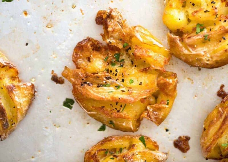 Crispy Smashed Potatoes