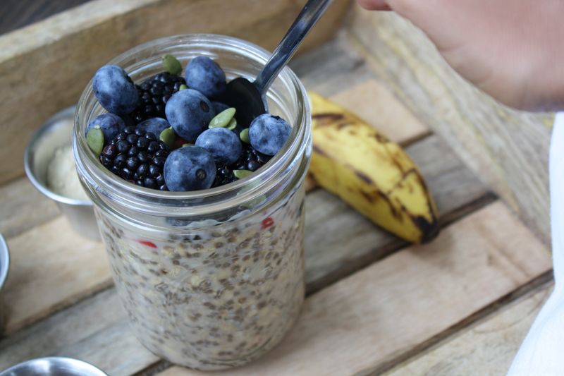 Overnight Oats With Fruit