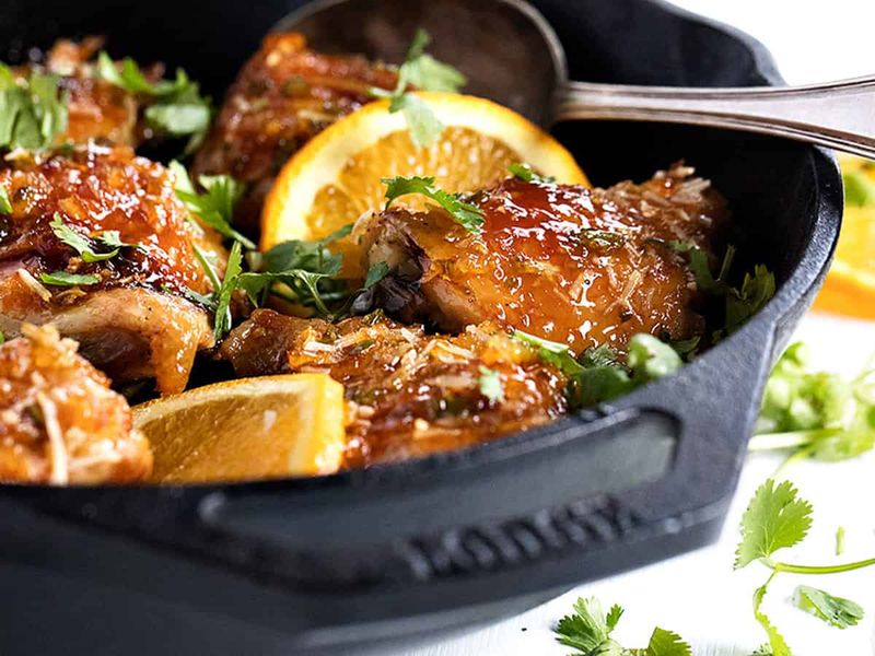 Orange-Glazed Chicken