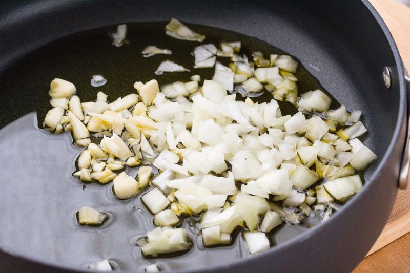 Add Fresh Garlic And Onions