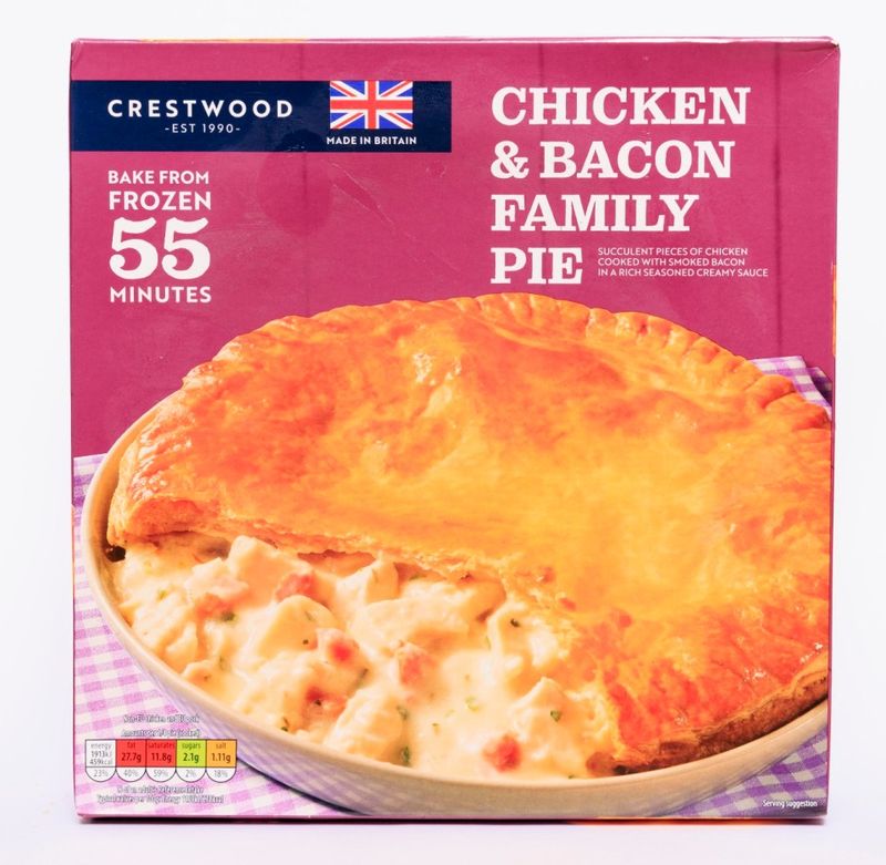 Aldi Crestwood Chicken And Bacon Family Pie
