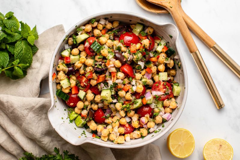 Mediterranean Chickpea Power Bowl