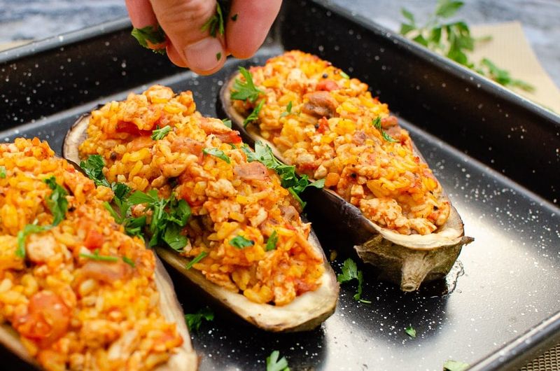 Stuff With Rice And Vegetables