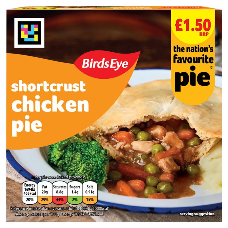 Birds Eye 4 Shortcrust Chicken Pies