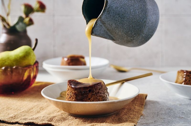 Sticky Toffee Pear Pudding